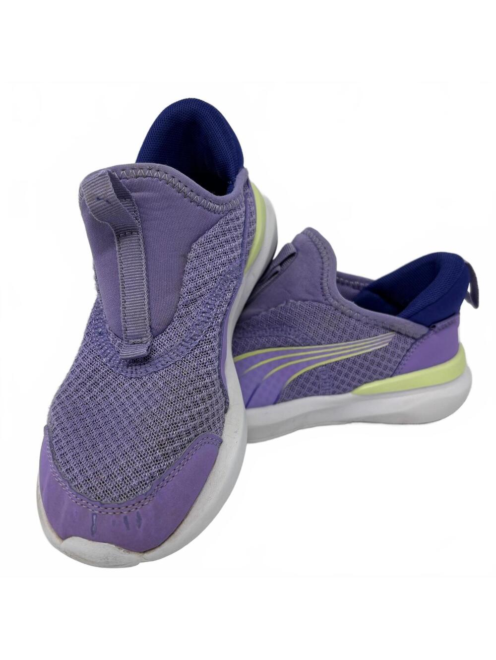 PUMA Girls Kruz Profoam Sliptech Lavender Slip On Sneakers Size 1